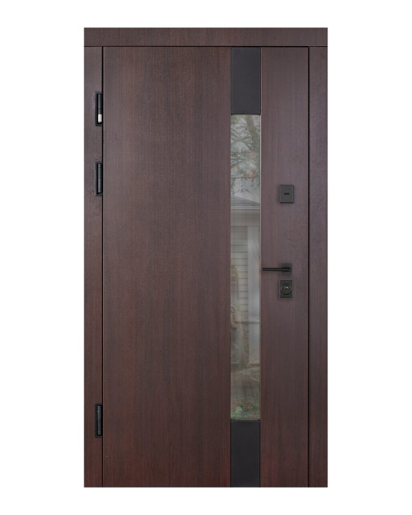 Двері вхідні Abwehr Tower Lampre Венге темний / Termix