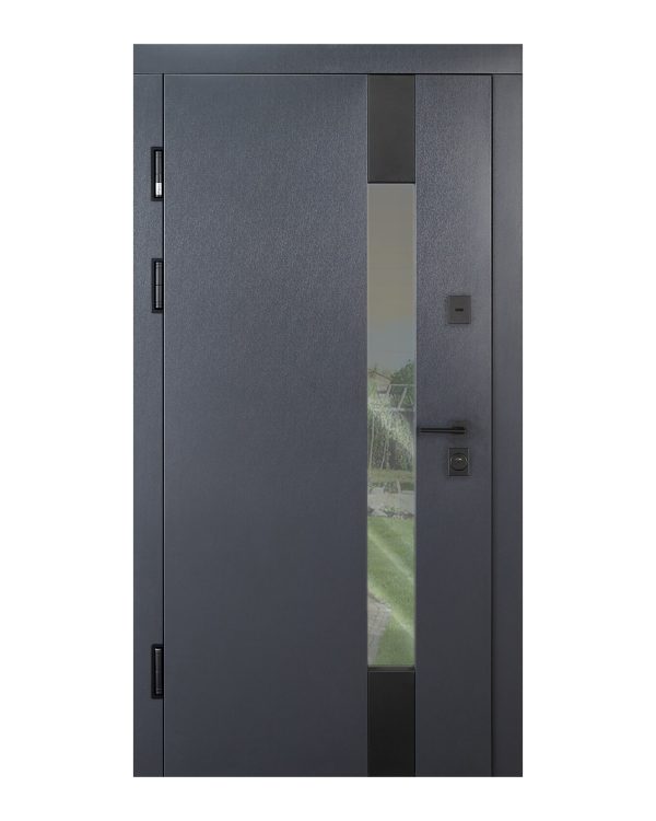 Двері вхідні Abwehr Tower Lampre Антрацит / Termix