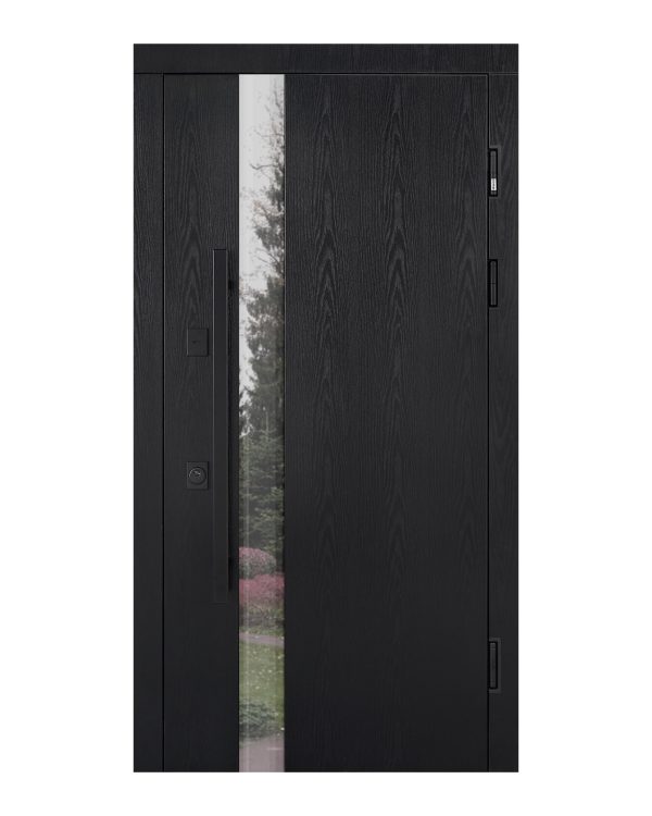Двері вхідні Abwehr Carat Lampre Black Wood
