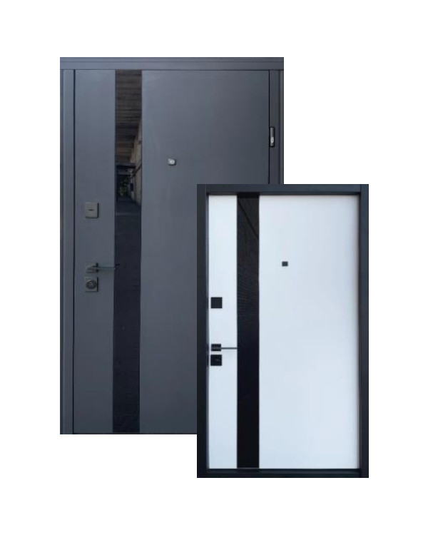 Двері вхідні Страж Slim S Glass-A