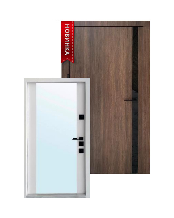 Двері вхідні Qdoors Авангард Галант-Ак дуб табак