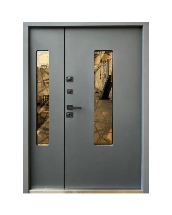 Двері вхідні Qdoors Стронг Плаза 1200 графіт