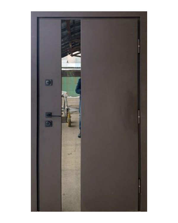 Двері вхідні Qdoors Стронг Вест пісок коричневий
