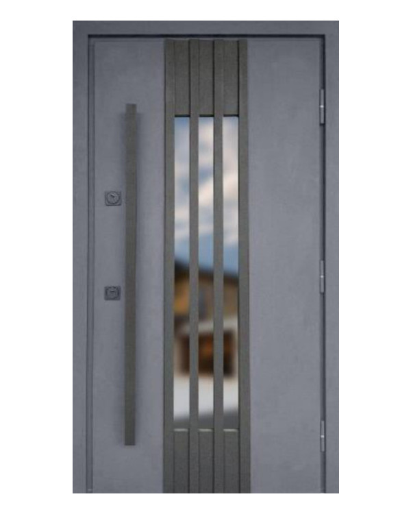 Двері вхідні Qdoors Стронг Референс антрацит