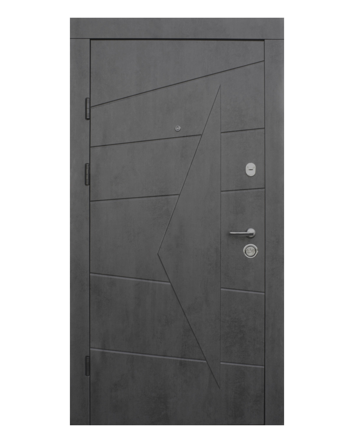Двері вхідні Qdoors Преміум Акцент бетон темний