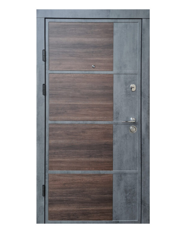 Двері вхідні Qdoors Преміум Бостон-М бетон темний