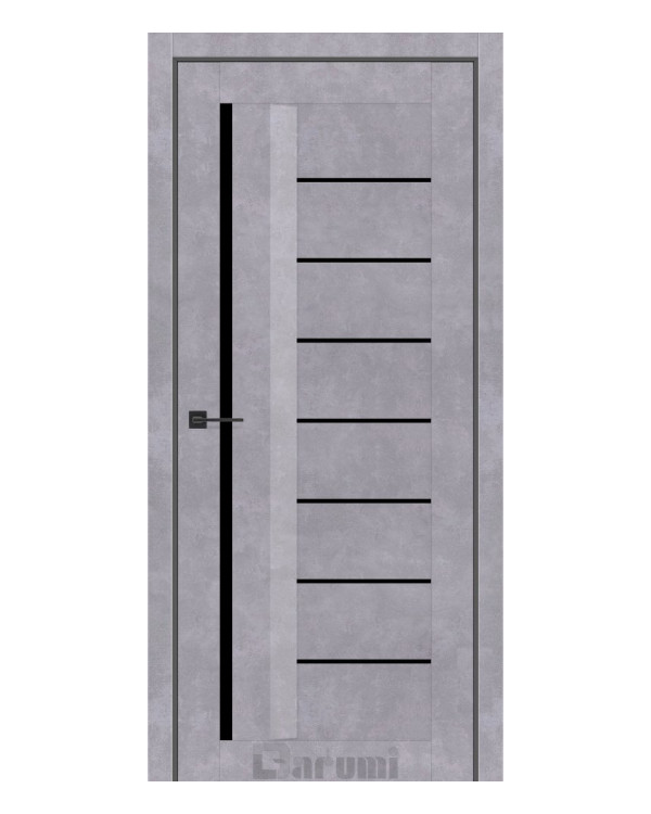Двері міжкімнатні Darumi Floriana-01 бетон сірий darumi doors чорне