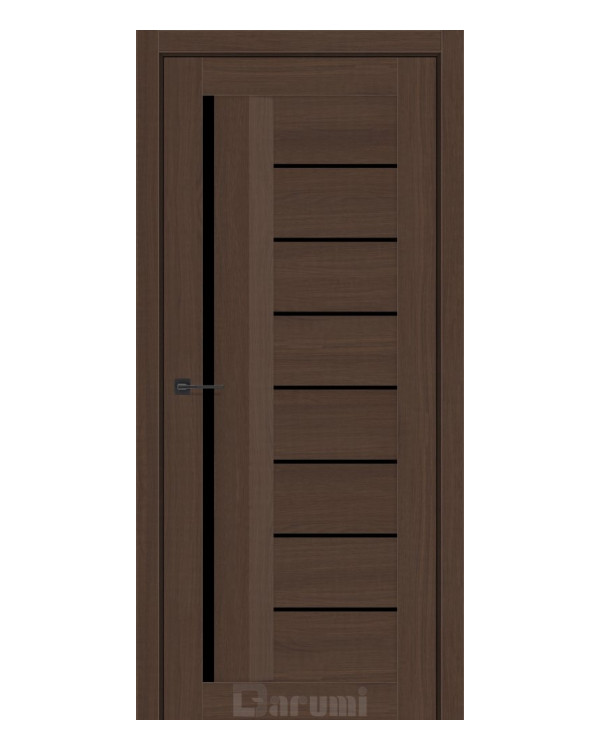 Двері міжкімнатні Darumi Floriana-01 дуб каріні darumi doors чорне