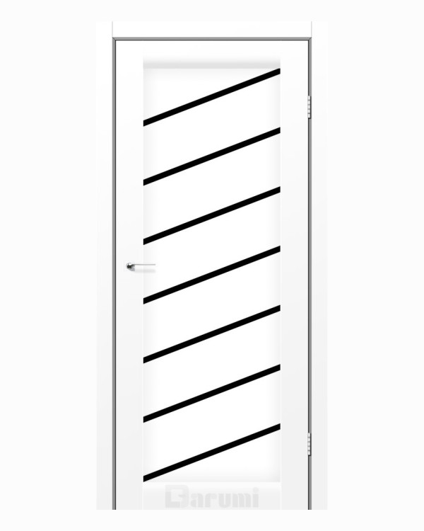 Двері міжкімнатні Darumi Rosalia білий мат darumi doors чорне
