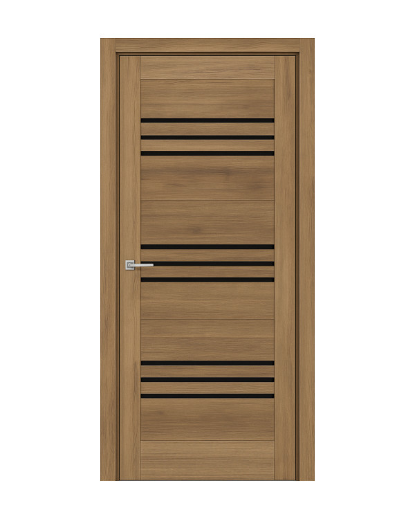 Двері міжкімнатні StilDoors BELLAVISTA Чорне скло