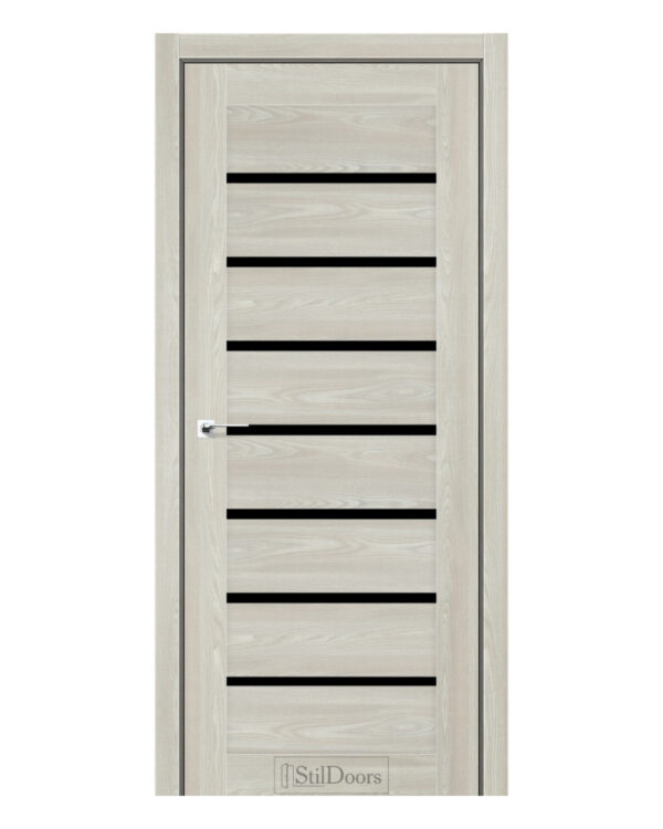 Двері міжкімнатні StilDoors ASTRO Чорне скло