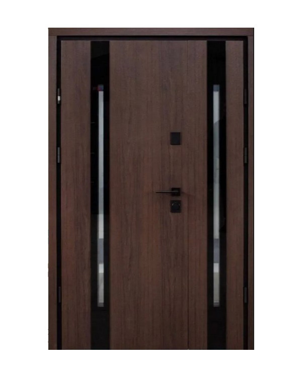 Двері вхідні Berez Berez Slim P Double 1220 Дуб 23/Білий