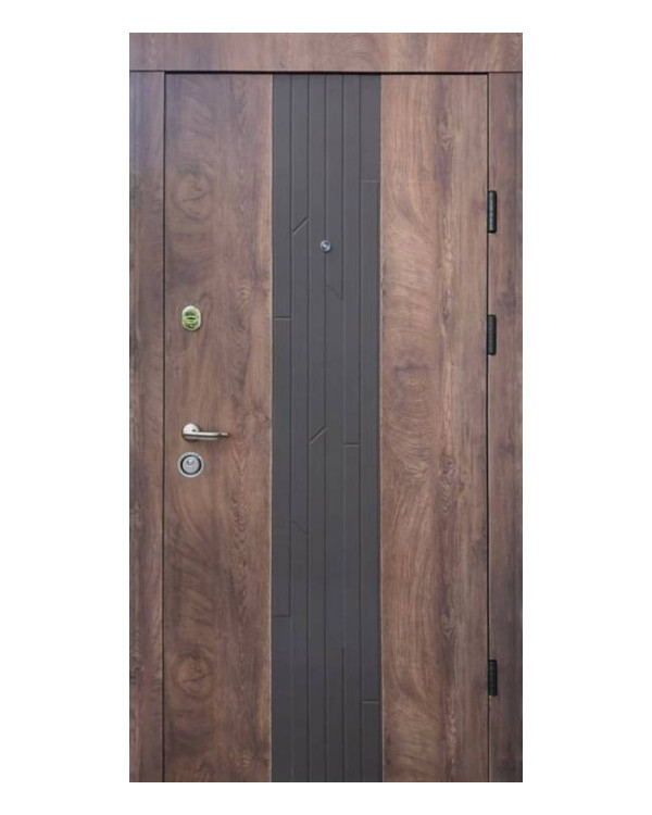 Двері вхідні Qdoors Преміум Люксор спил коньячний