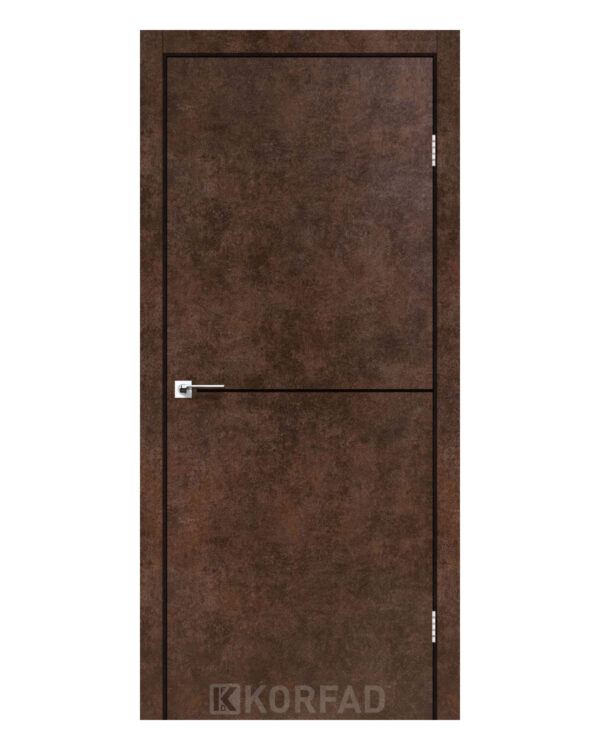 Двері міжкімнатні Korfad Deco Loft Plato DLP-01 black