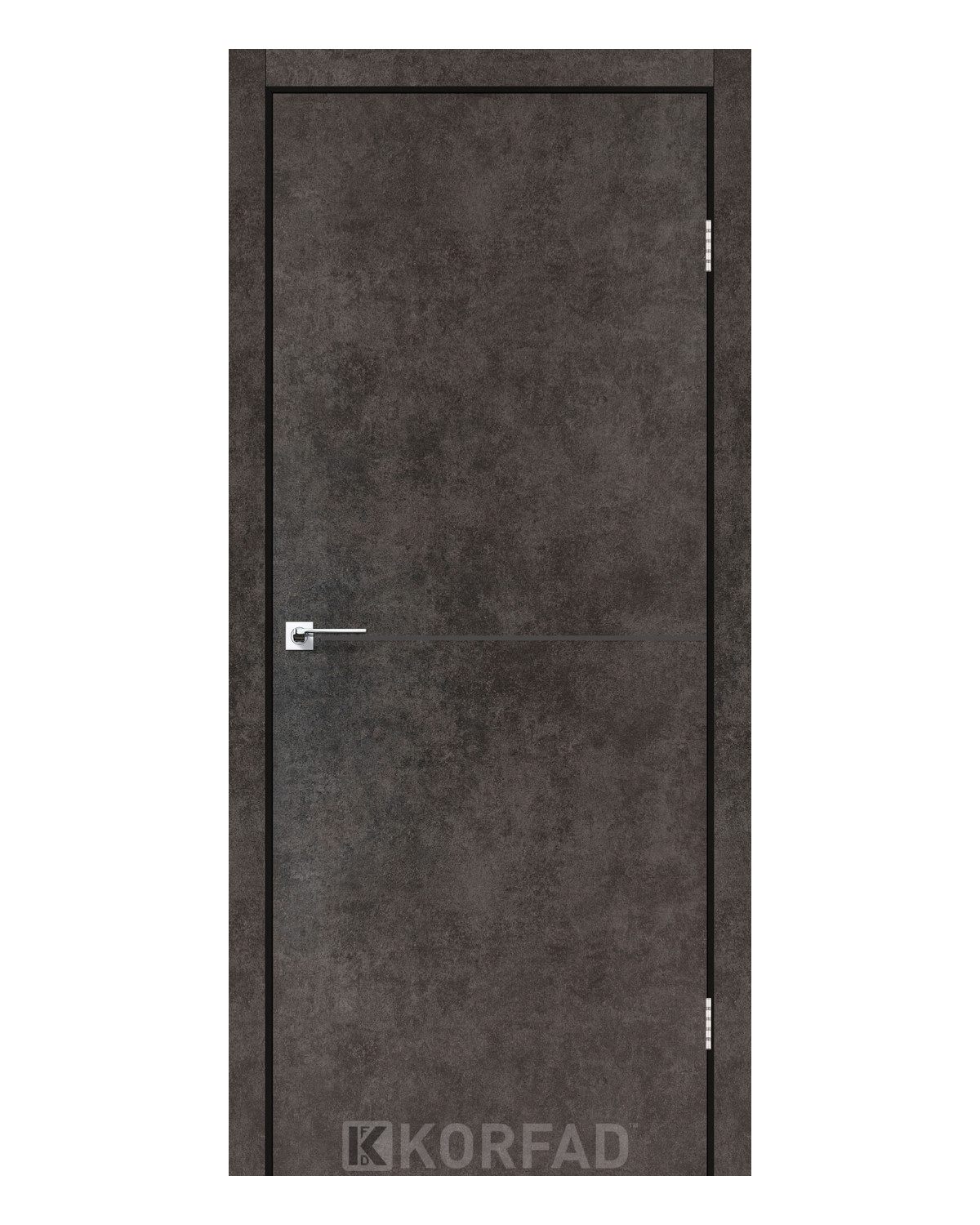 Двері міжкімнатні Korfad Deco Loft Plato DLP-01 antracite