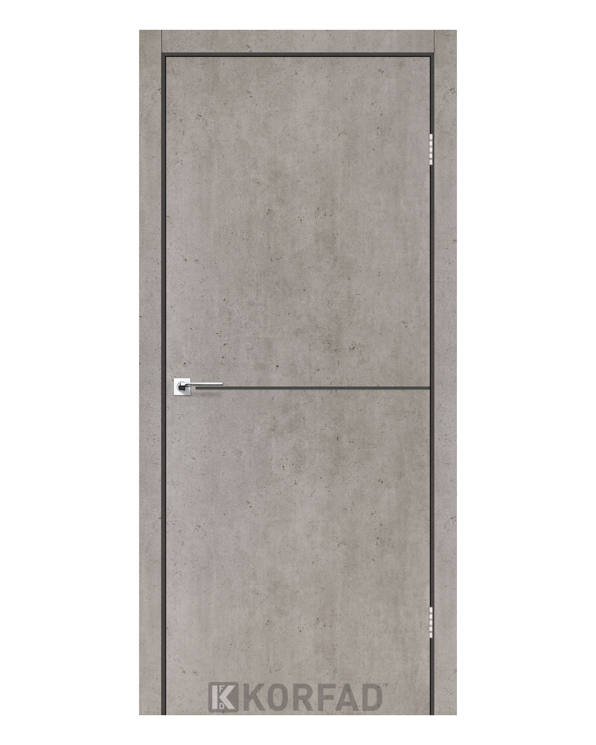 Двері міжкімнатні Korfad Deco Loft Plato DLP-01 antracite