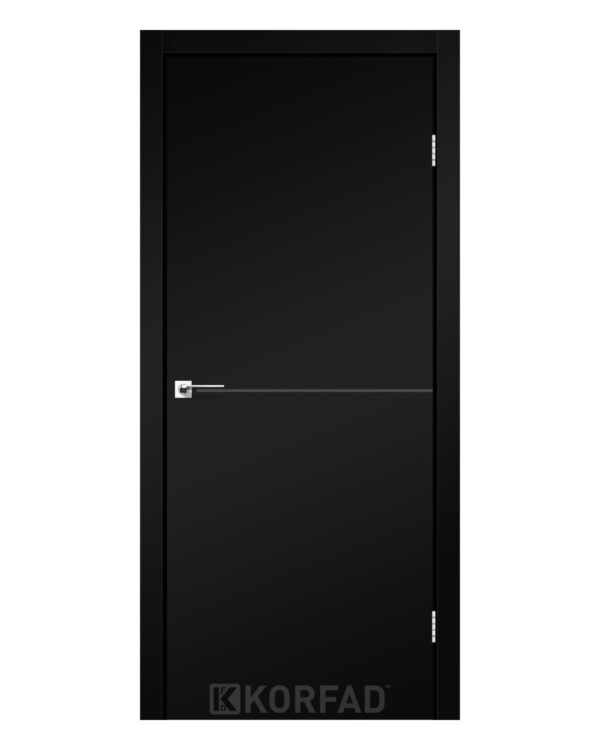 Двері міжкімнатні Korfad Deco Loft Plato DLP-01 Super PET Antracite
