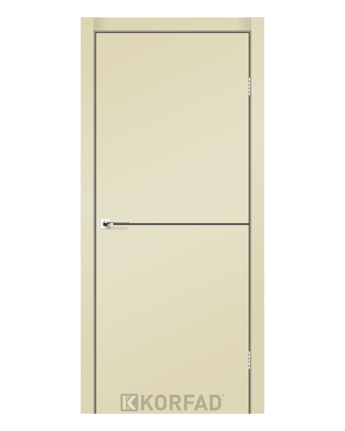Двері міжкімнатні Korfad Deco Loft Plato DLP-01 Super PET Antracite