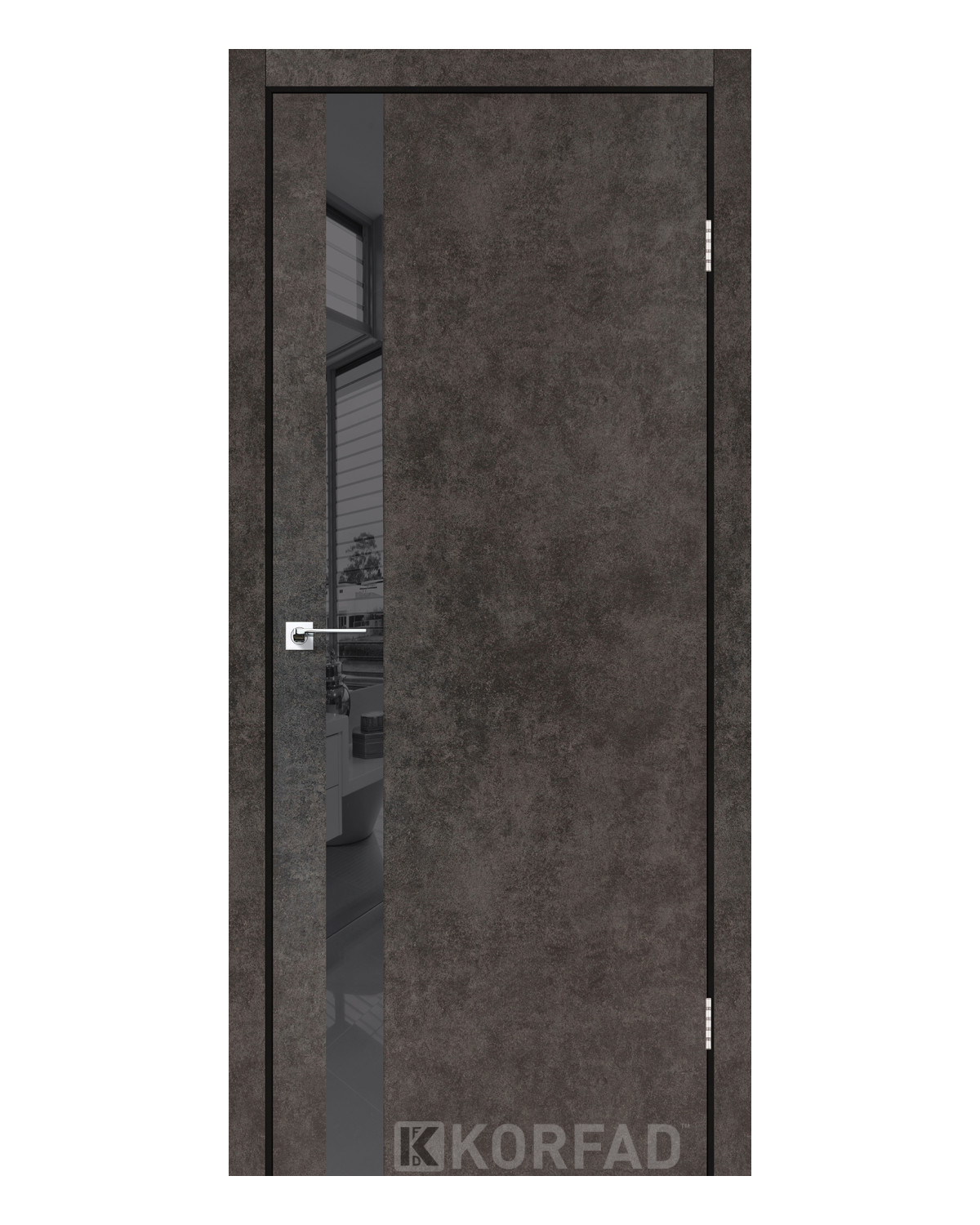 Двері міжкімнатні Korfad Glass Loft Plato GLP-02