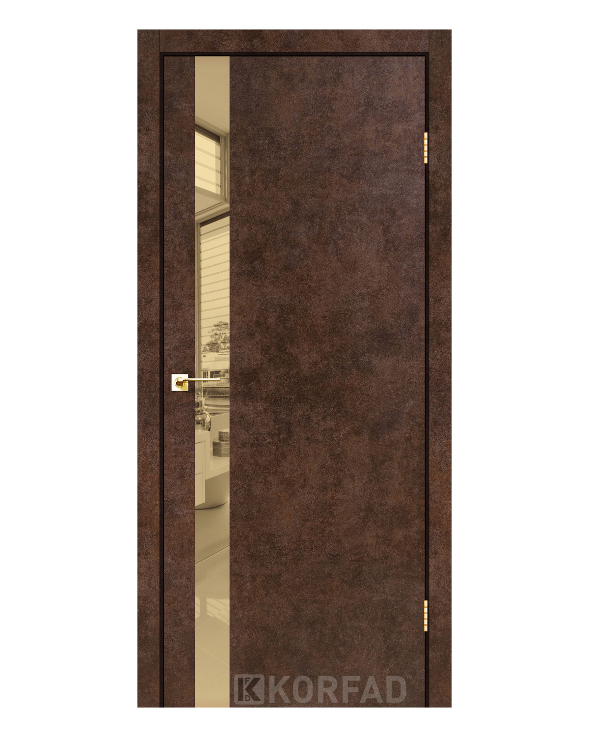 Двері міжкімнатні Korfad Glass Loft Plato GLP-02