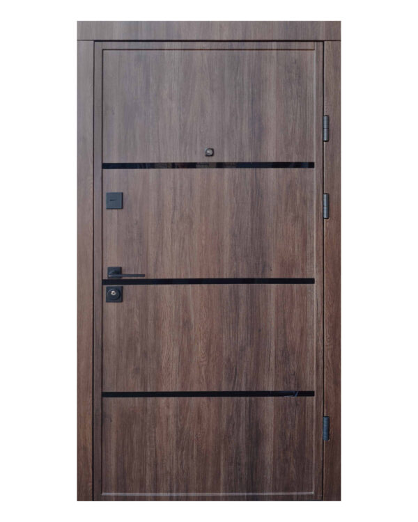 Двері вхідні Qdoors Ультра Акорд дуб табак