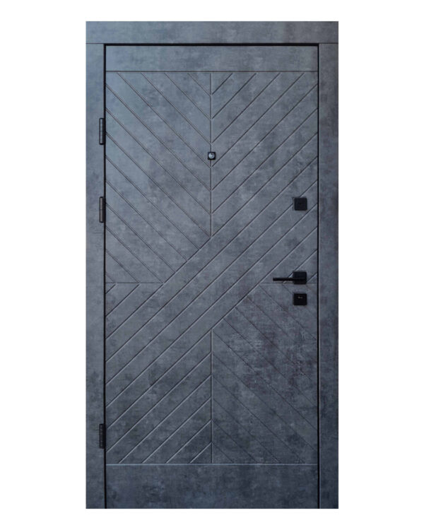 Двері вхідні Qdoors Премиум Некст бетон темний