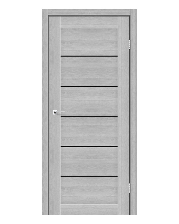 Двері міжкімнатні StilDoors VICTORIA Чорне скло