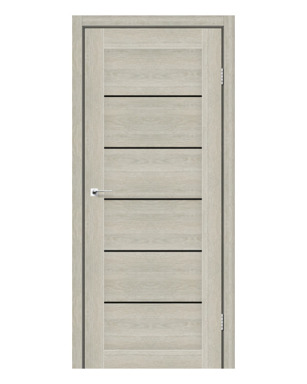 Двері міжкімнатні StilDoors VICTORIA Чорне скло